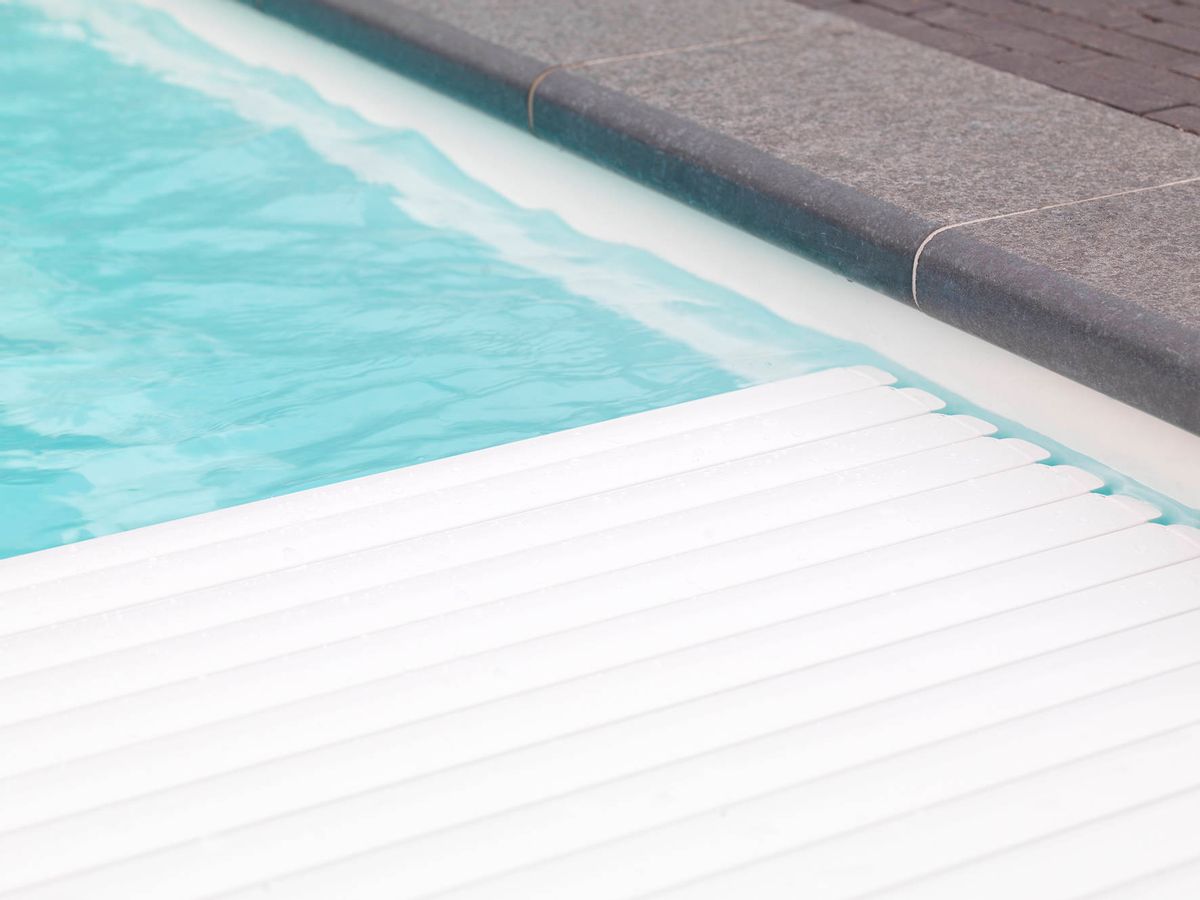 Starline Roldeck PVC lamellenafdekking zwembad - per m2 - Wit