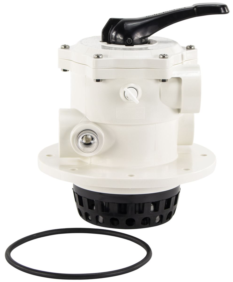 Praher 6-weg klep 1,5" voor topmount zandfilter onderdelen.