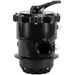 Pentair 6-weg klep 1,5" topmount voor Tagelus zandfilter zijaanzicht.