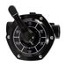 Mega+ 6-weg klep 2" sidemount voor MFS zandfilter bovenaanzicht.