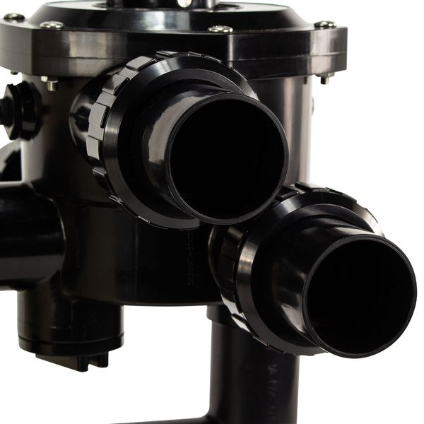 Mega+ 6-weg klep 2" sidemount voor MFS zandfilter detail.