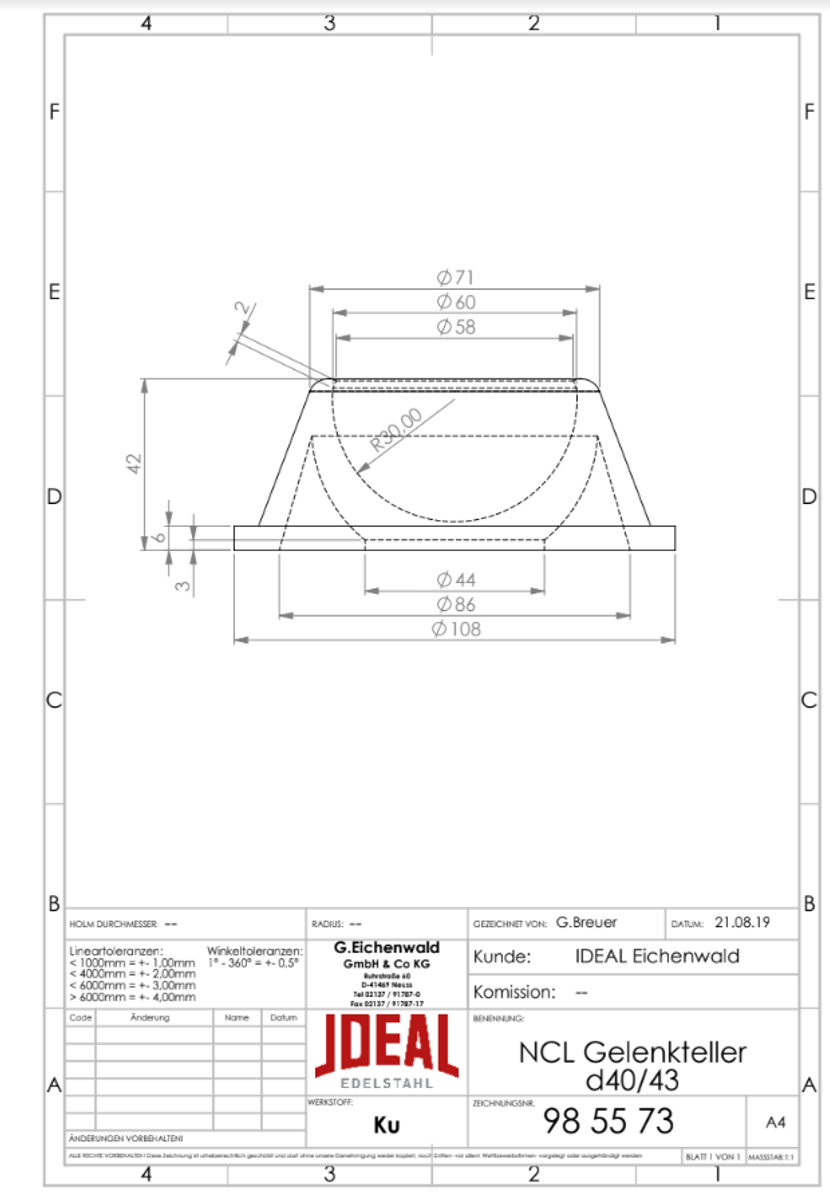 IDEAL Rubberen stootdop voor zwembadtrap - verstelbaar