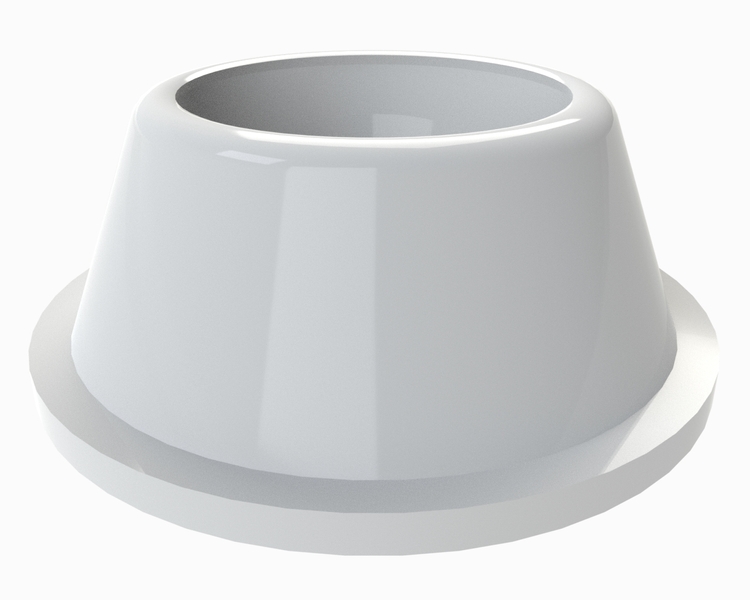 IDEAL Rubberen stootdop voor zwembadtrap - verstelbaar