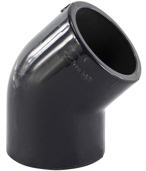 PVC knie 45 graden - 63mm