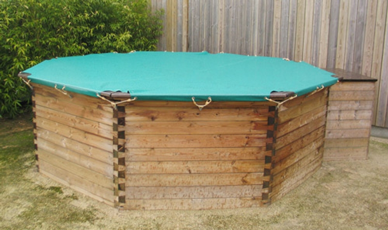 Veiligheids Winterzeil voor Gardipool Oblong 6,20 x 3,90