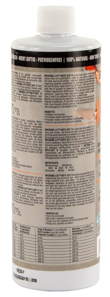 Microbe-lift Nite Out II snelle amonia en nitriet verwijdering 0,5L