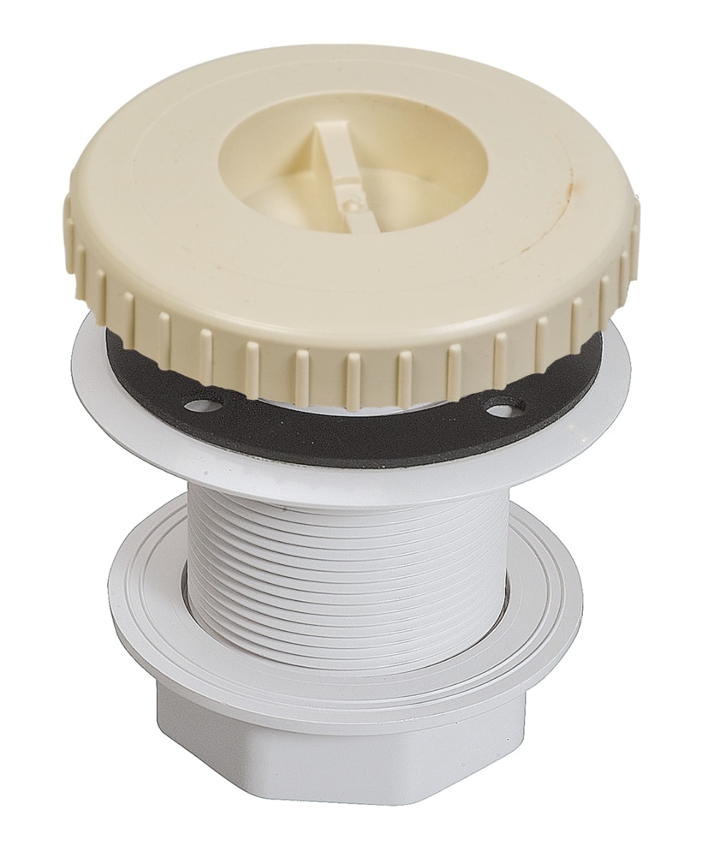 Aquareva Stofzuigeraansluiting + moer - Zand/Beige