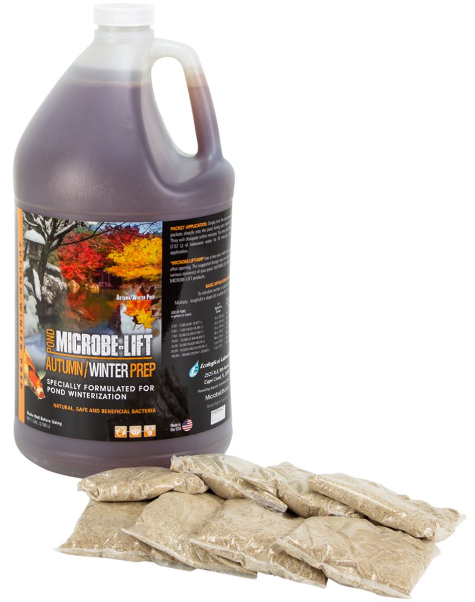 Microbe-lift Autumn Winter prep 4L + 8 zakjes