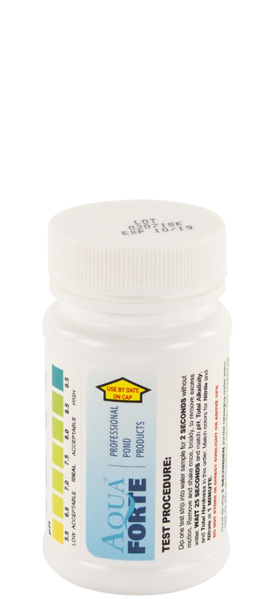 Aquaforte 5 in 1 teststrips voor vijvers en aquariums