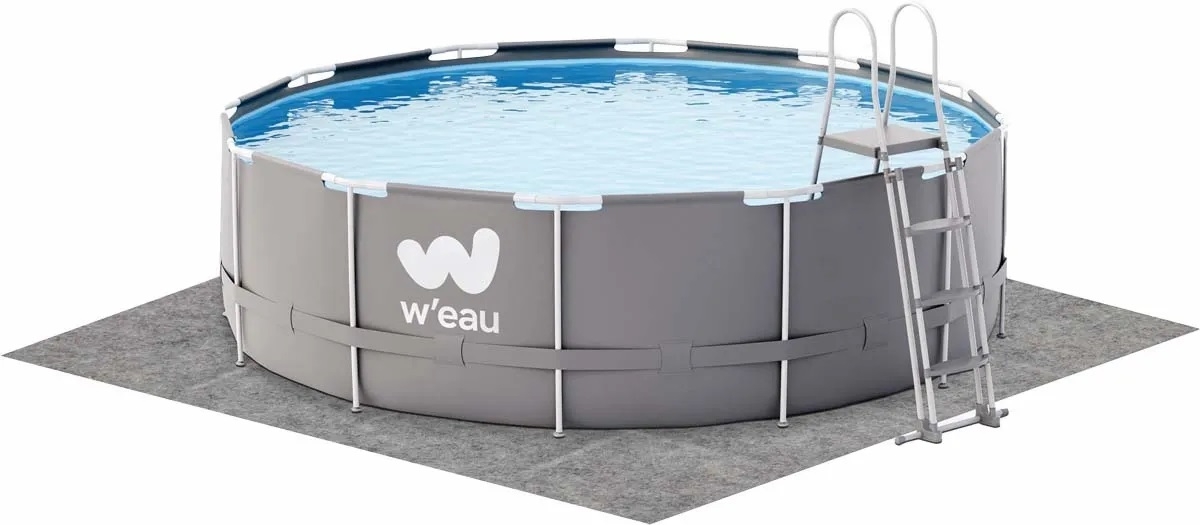 W'eau zwembad bodemvilt - 640 x 640 cm - 100g/m2