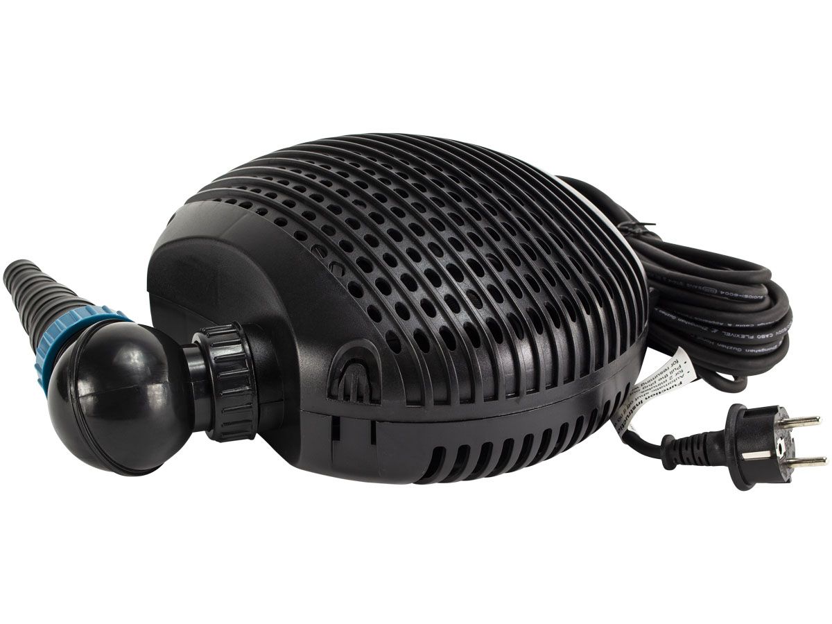 Aquaforte EC-3500 vijverpomp zijaanzicht.