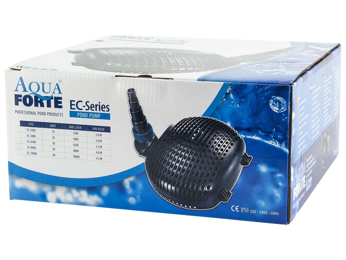 Aquaforte EC-10000 vijverpomp doos.