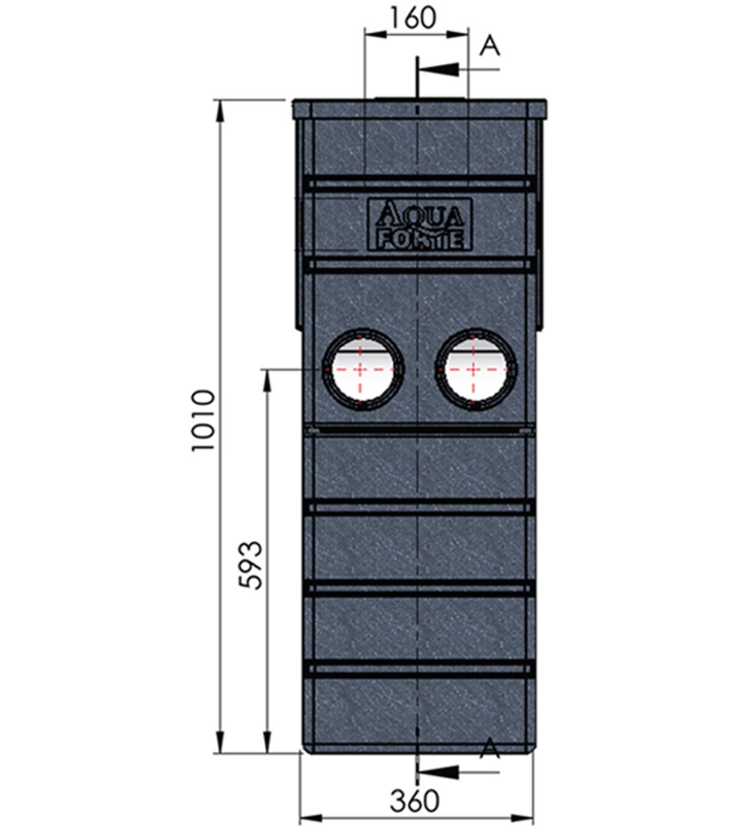 Aquaforte smartsieve zwaartekracht zeefbochtfilter
