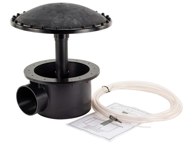 Bodemdrain 110mm met beluchtingsdeksel