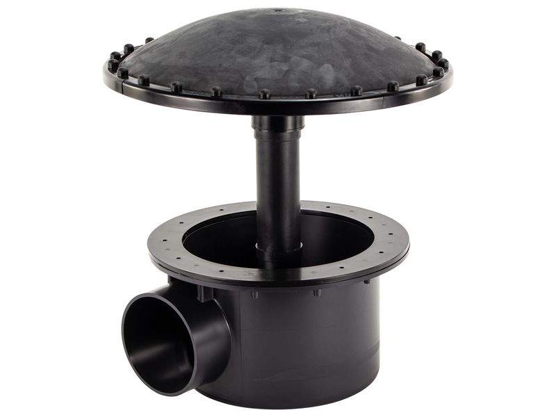 Bodemdrain 110mm met beluchtingsdeksel