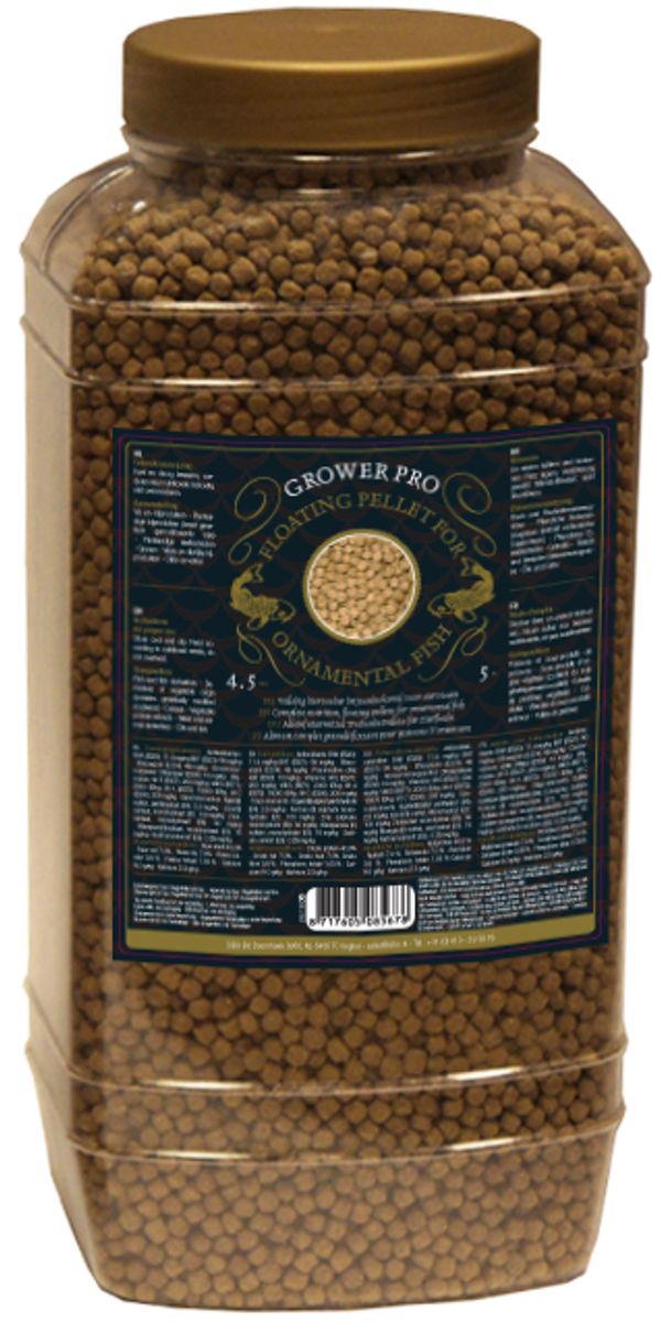 Grower professioneel kweekvoer 2.4kg (drijvend 4.5mm)