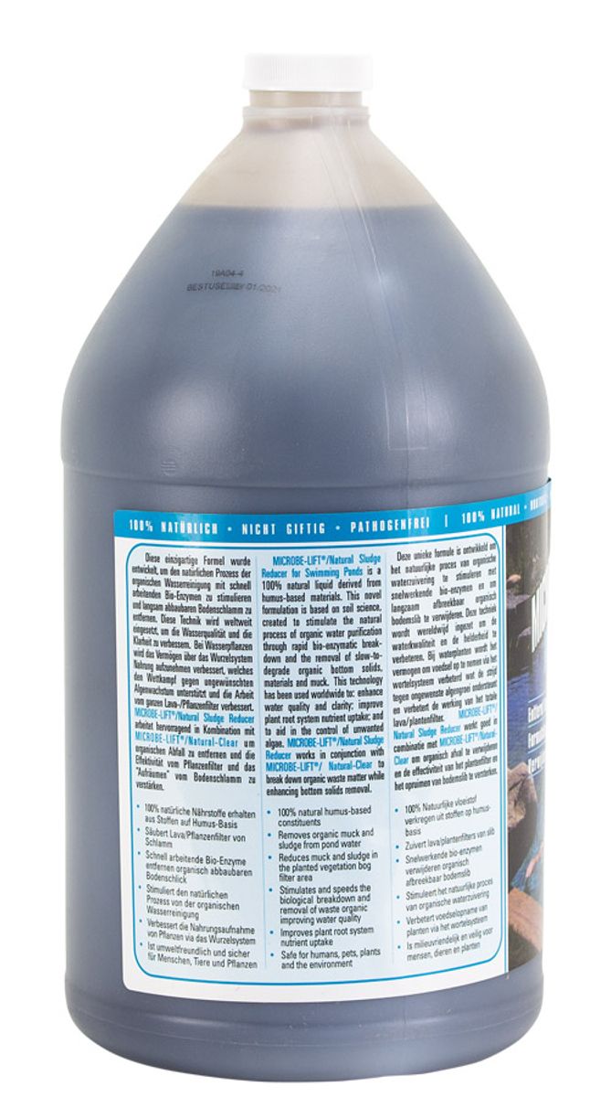 Microbe-lift sludge reducer voor zwemvijvers 4L (verwijdert bodemslib) 