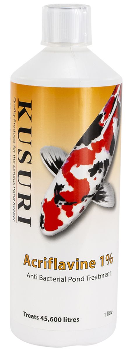 Kusuri Acriflavine 1% oplossing anti bacterieel 1L