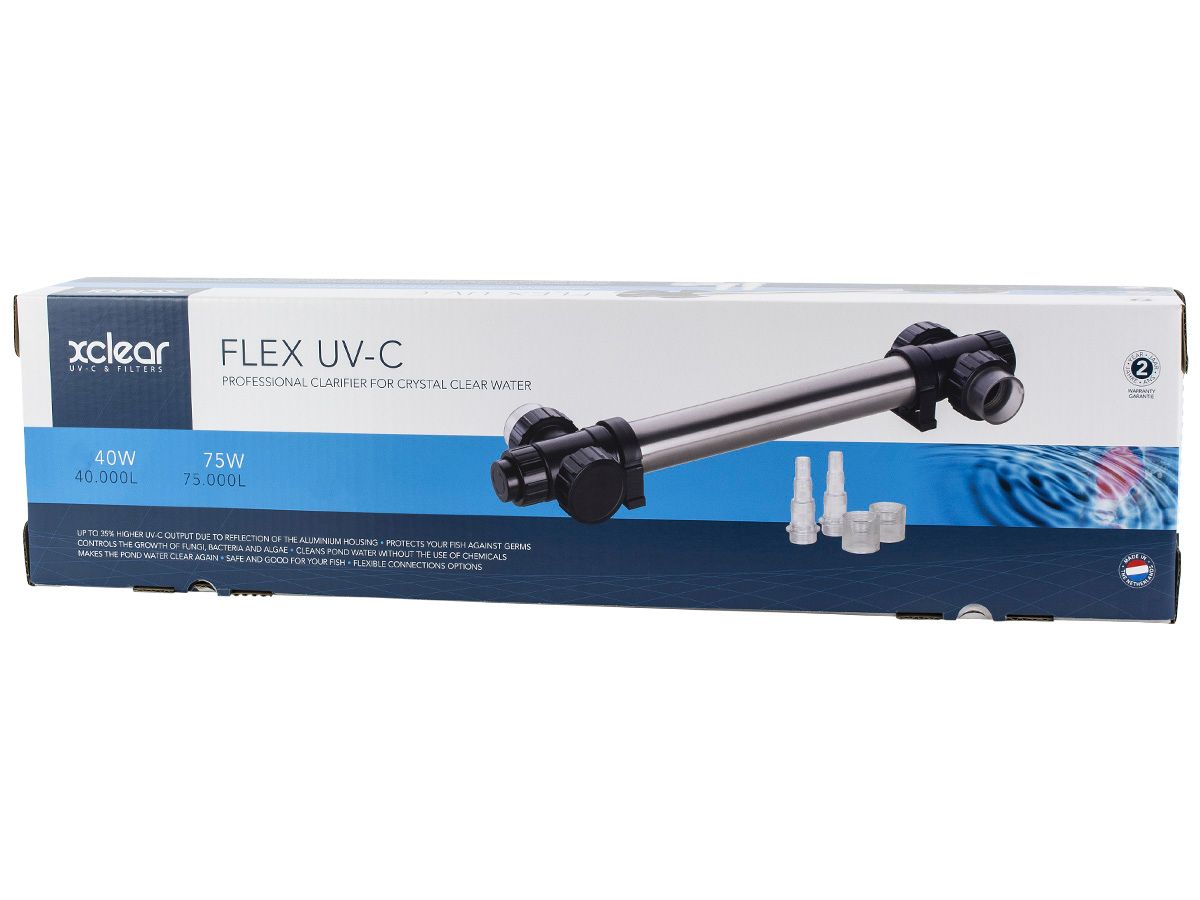 XClear UV-C Budget Flex 40 watt verpakking.