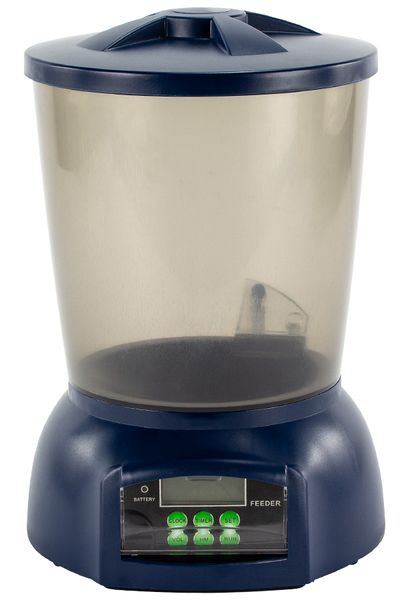 Aquaforte automatic fishfeeder achterkant.