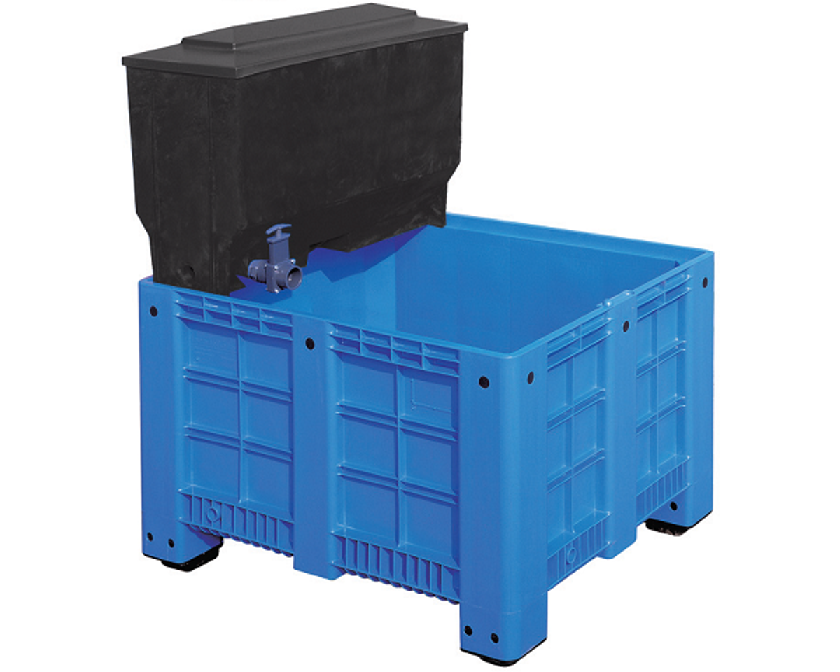 Quarantainebak 600 liter inclusief opzetfilter en UV unit