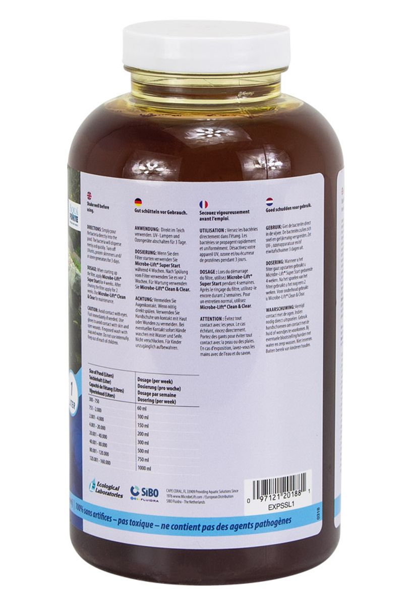 Microbe-Lift Super Start (bead)filter bacteriën 1L