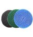 Set ronde Matala matten (zwart, groen & blauw)