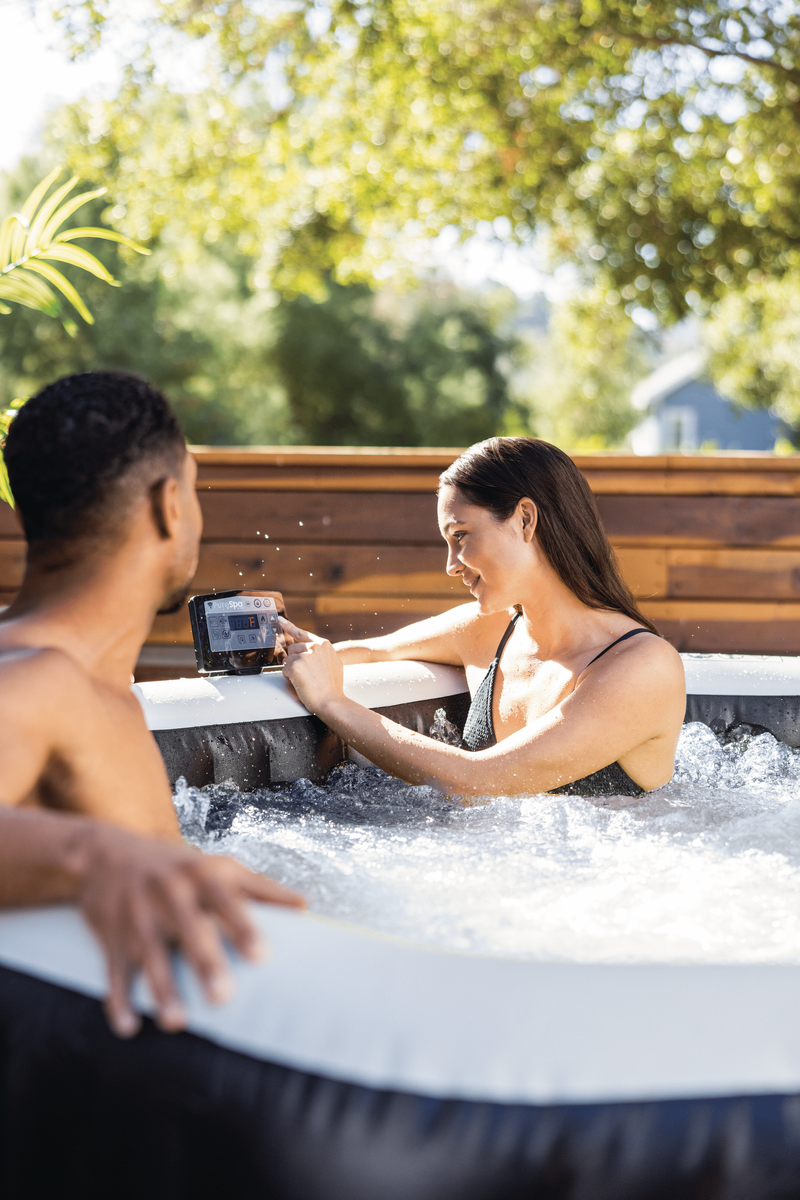 Intex Pure Spa Greystone Deluxe opblaasbare spa - 4 persoons