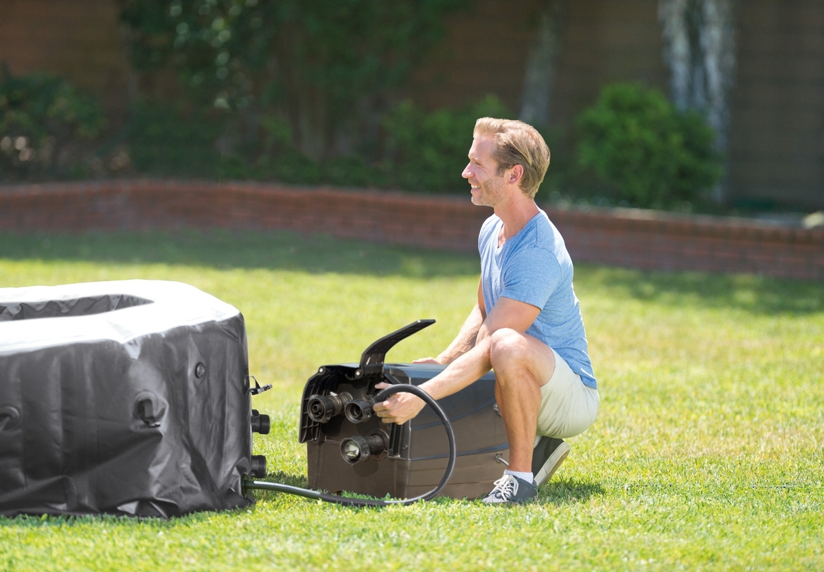 Intex Pure Spa Jet & Bubble Deluxe opblaasbare spa - 6 persoons