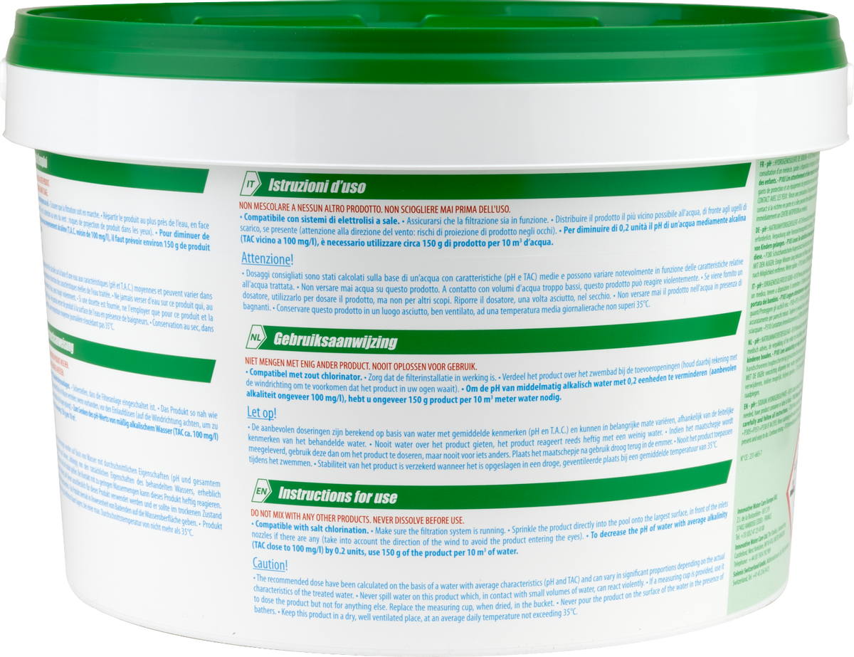 HTH pH minus poeder - 5 kg
