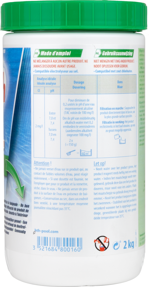HTH pH plus poeder - 1,2 kg
