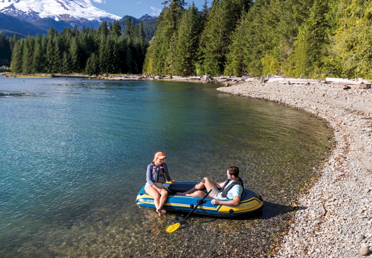 Intex challenger 2 opblaasboot