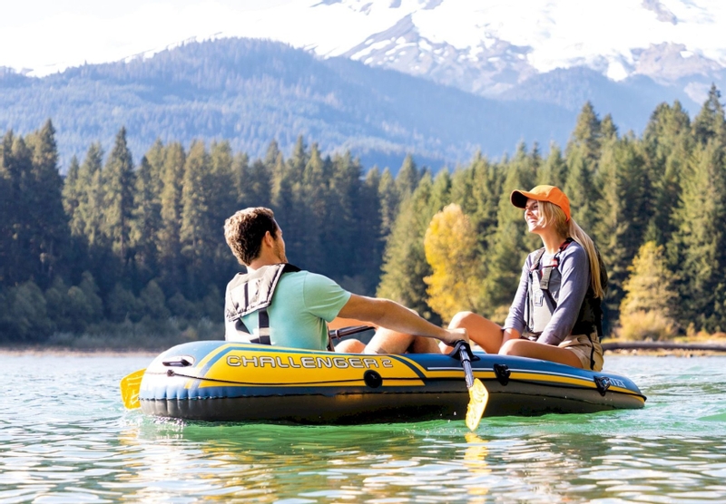 Intex challenger 2 opblaasboot