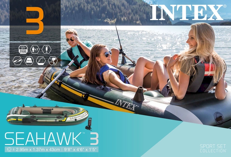 Intex Seahawk 3 Set opblaasbare boot