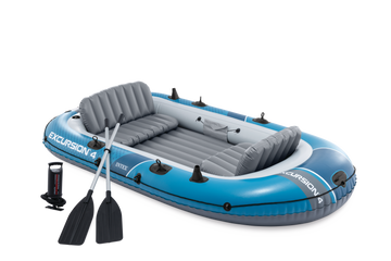 EXCURSION 4 BOAT SET (with 54" Aluminum Oars, 68614)