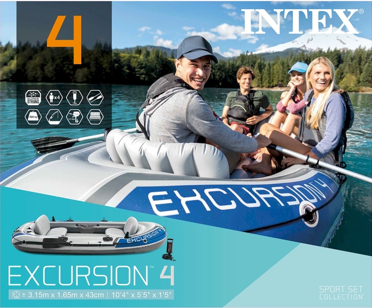 Intex Excursion 4 Set opblaasbare boot