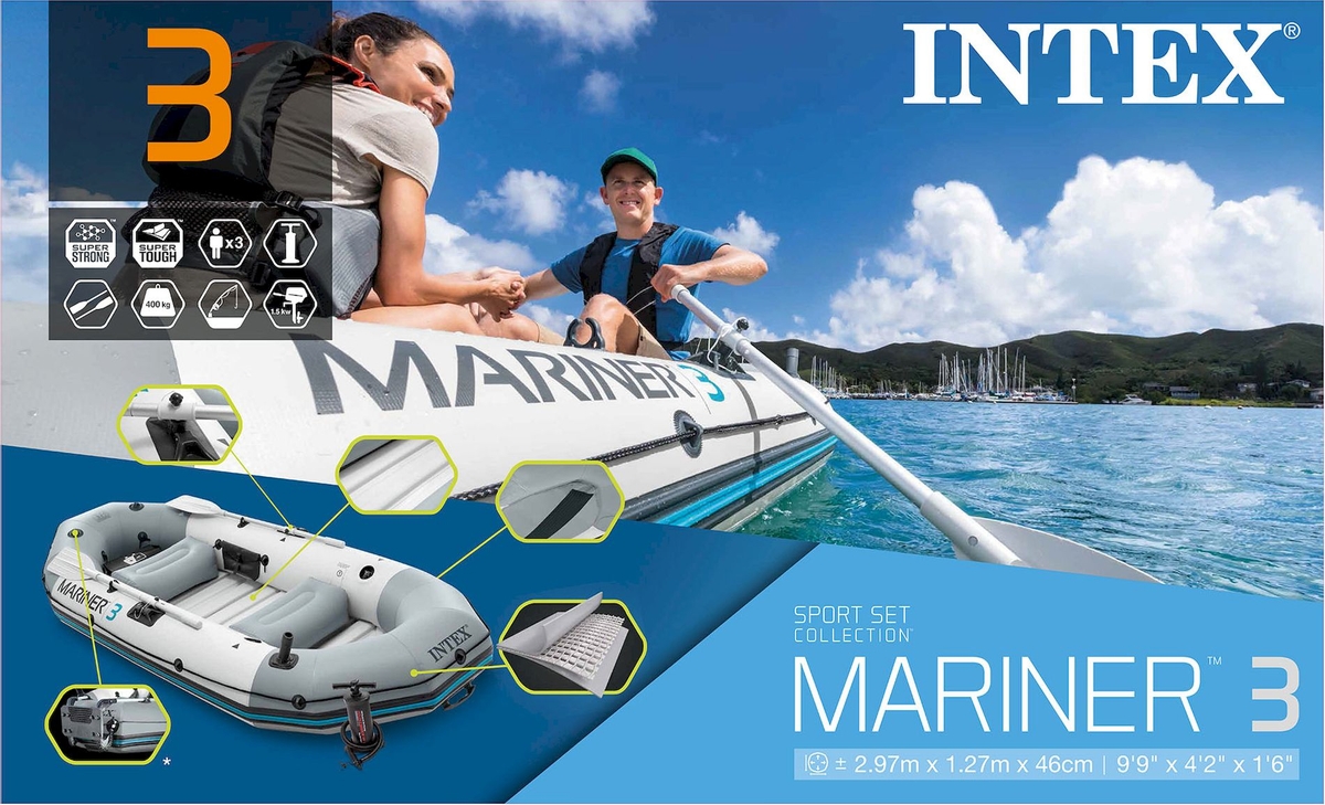 Intex Mariner 3 Set opblaasbare boot  