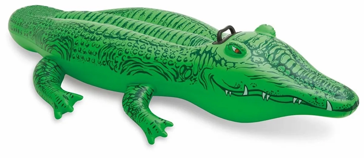 Intex Ride-On opblaasbare krokodil (168 cm)

