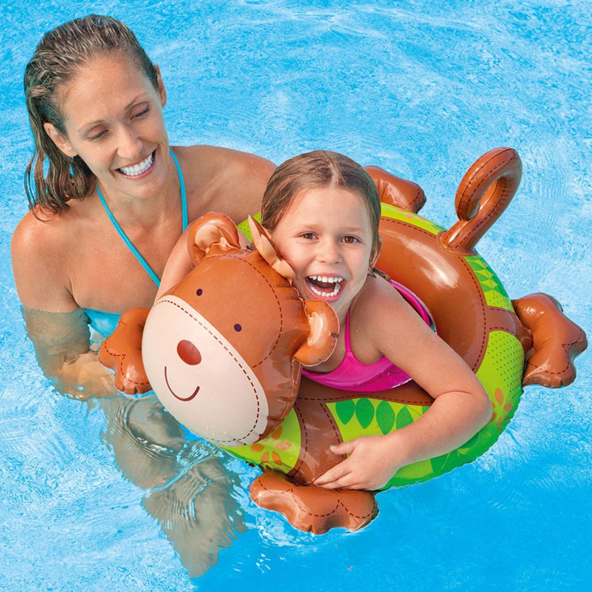 Intex opblaasbare zwemband aap