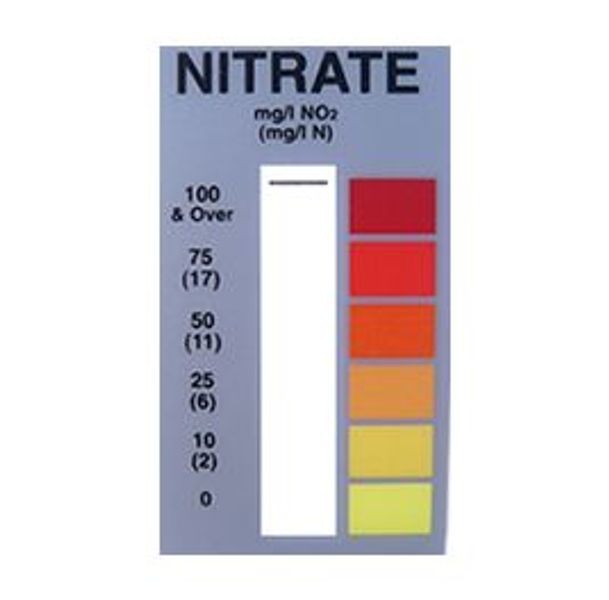 Kusuri Nitraat (NO3+) test kit (30 tests) (0 tot 100mg/l)