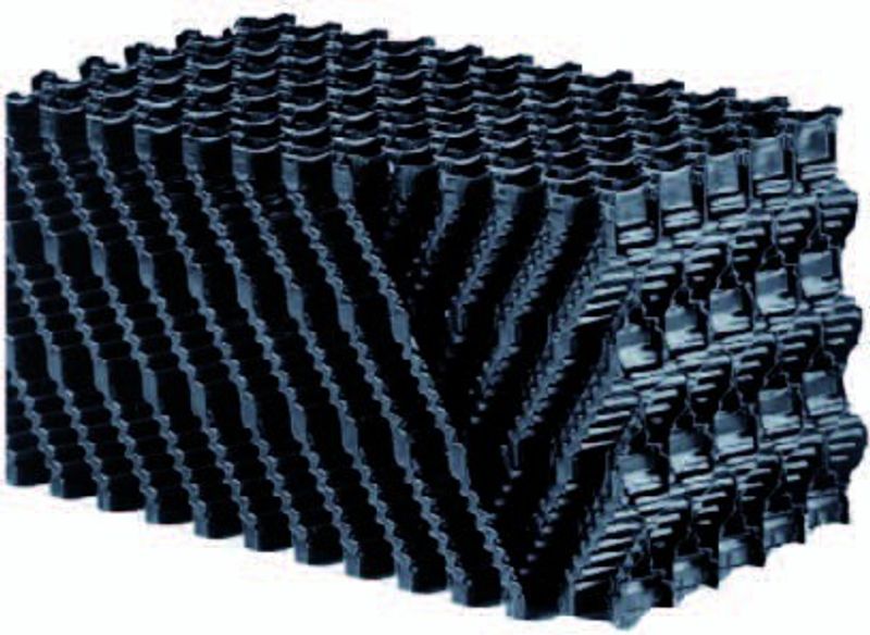 Honingraat Filtermedium blok 120 x 30 x 30 (zwart)