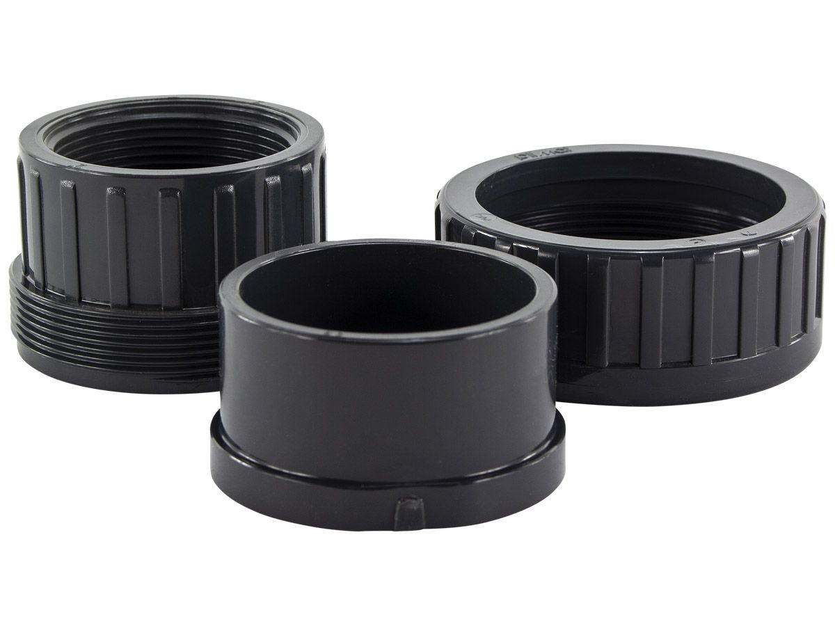 PVC 3/3 koppeling 63mm lijmverbinding x binnendraad 2"