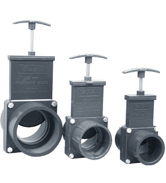 Valterra schuifkraan 2 x lijmmof 160mm (RVS schuif)