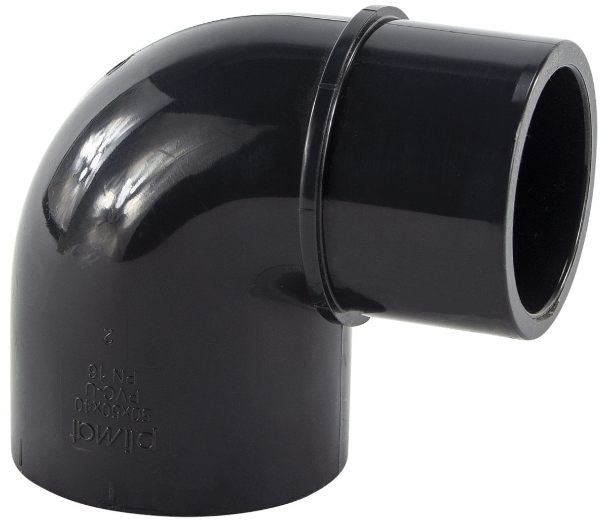 knie 90 graden, verlopend,  50/40mm x 50mm 