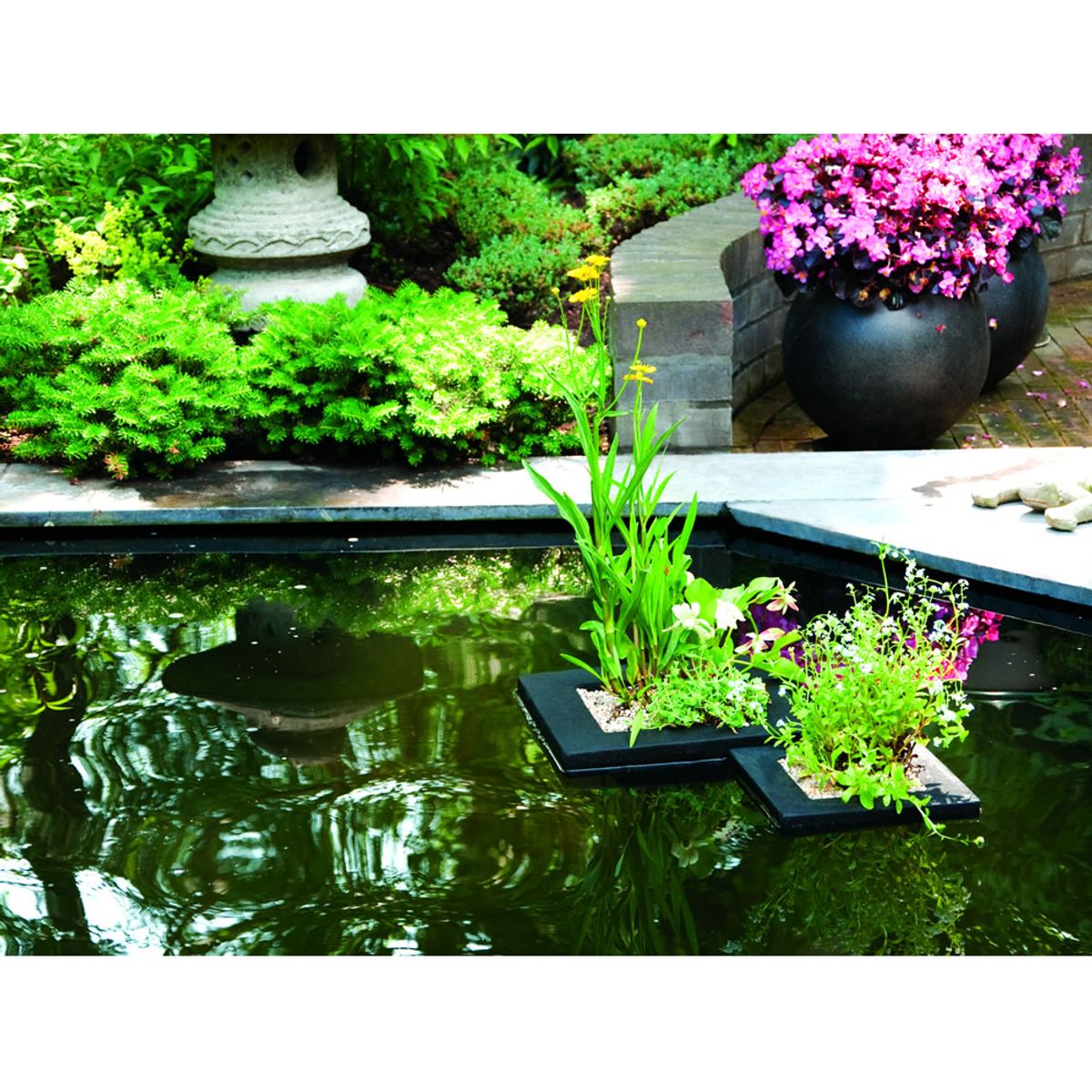 Velda drijvend planteneiland - vierkant 25x25