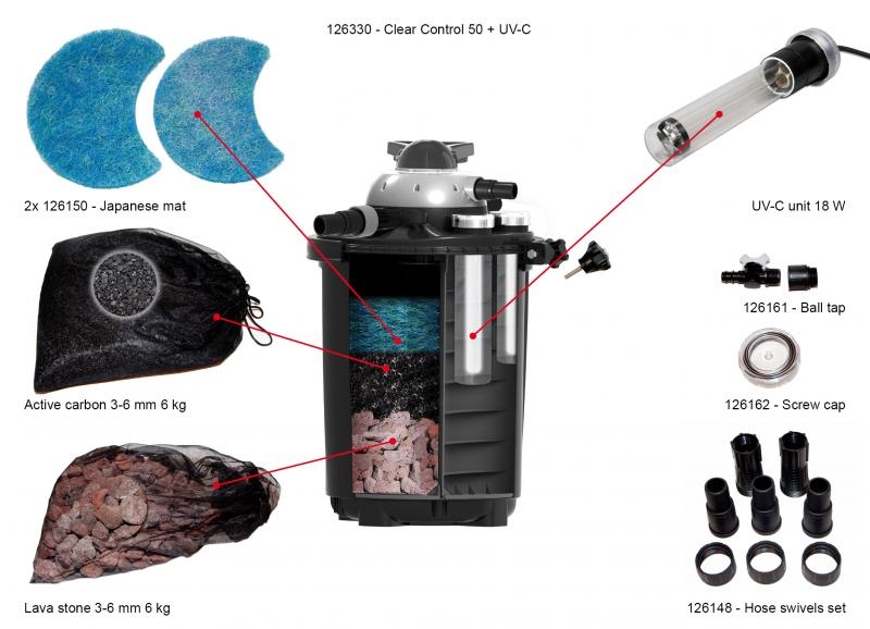 Velda Clear Control 50 drukfilter (met 18 watt UVC)