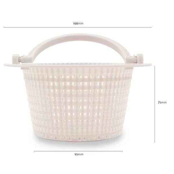 Skimmermandje t.b.v skimmer set smal incl. maten