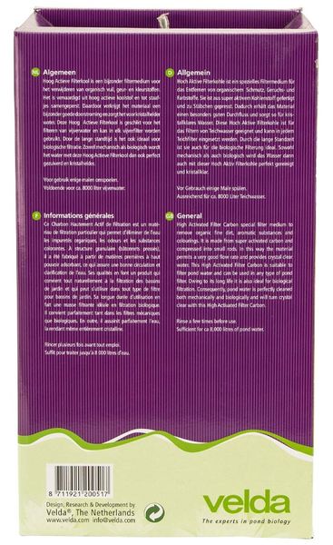 Velda Hoog Actieve Filterkool - 5L