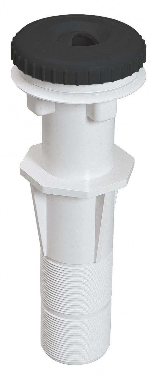 Aquareva Inspuiter + muurdoorvoer - Zwart