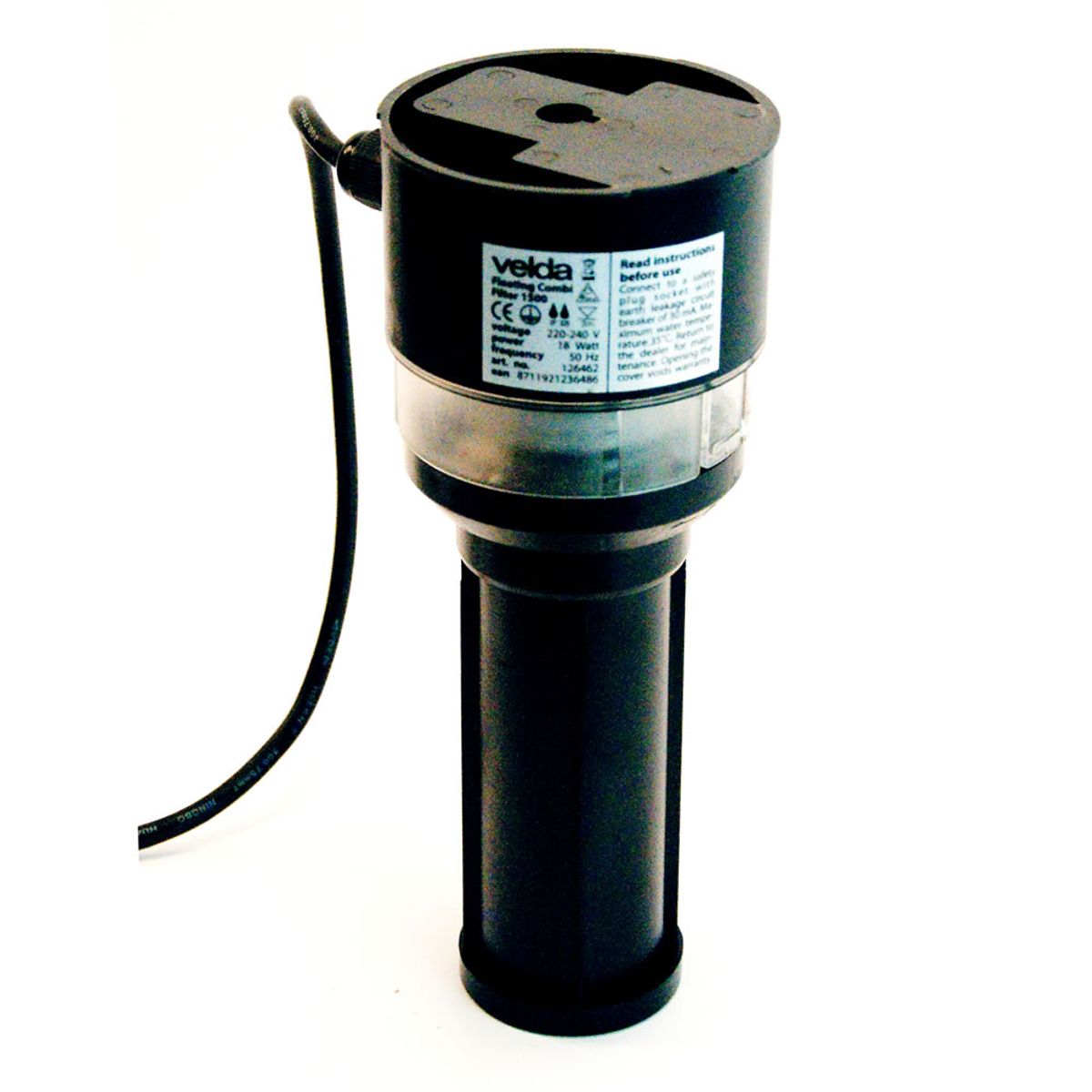 Pomp + trafo t.b.v. Floating Filter 1500